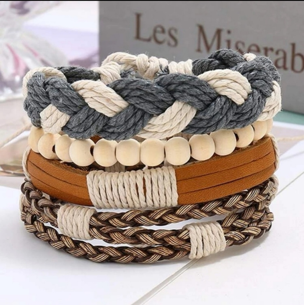 Beachy bracelet stack